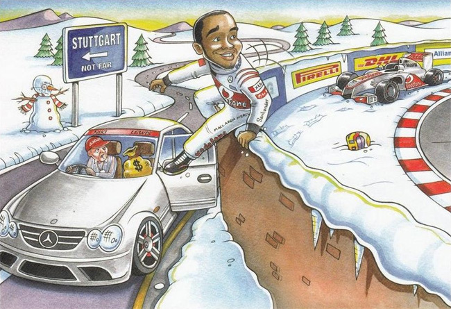 Christmas Ecclestone 2012. Hamilton se va a Mercedes