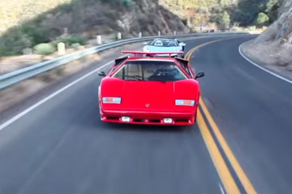 Vídeo Countach vs Aventador Roadster Periodismo del Motor