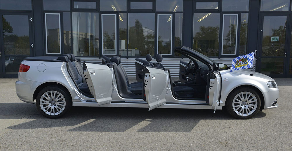 Audi A3 Cabrio con seis puertas y ocho plazas