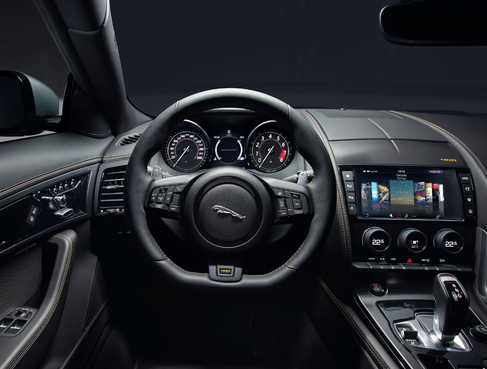Interior del Jaguar F-Type 400 Sport Launch Edition