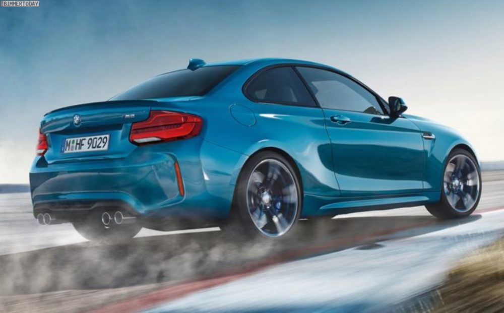Trasera BMW M2 2017 filtrado