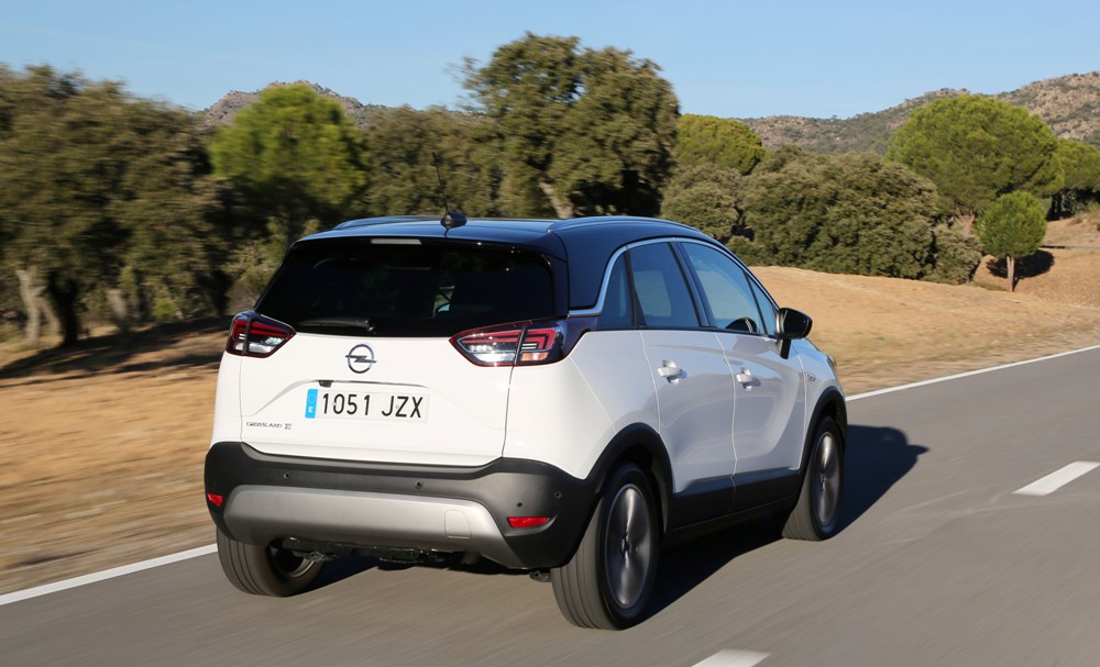 Dinámica trasera Prueba Opel Crossland X 1.6 CDTI 99 CV