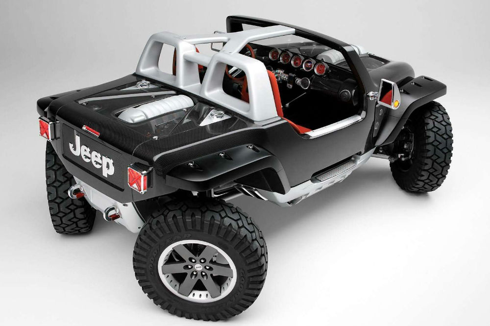 Prototipos de coches antiguos resurgidos con acierto Jeep Hurricane