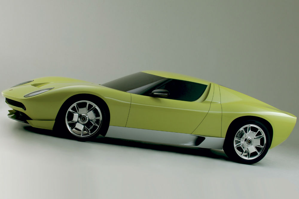 Prototipos de coches antiguos resurgidos con acierto Lamborghini Miura Concept