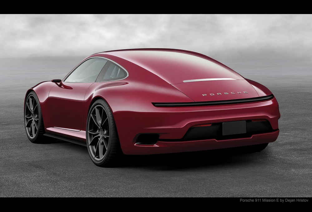 Render Porsche 911 eléctrico