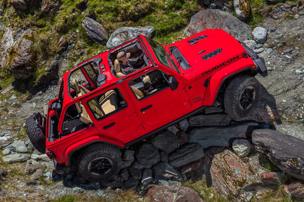  prueba off-road Jeep Wrangler 2018 Rubicon
