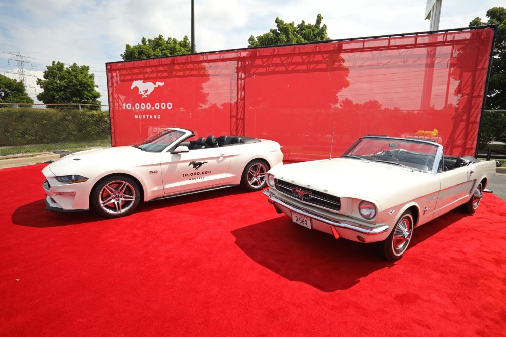 Celebración 10 millones Ford Mustang