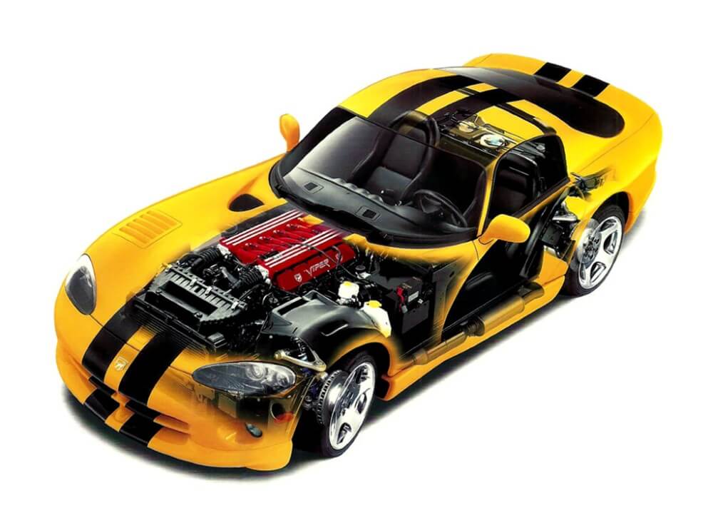 Dodge Viper con motor central