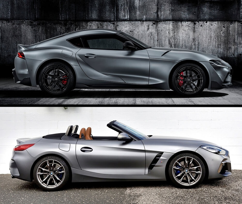 Diferencias BMW Z4 2019 vs Toyota Supra 2019