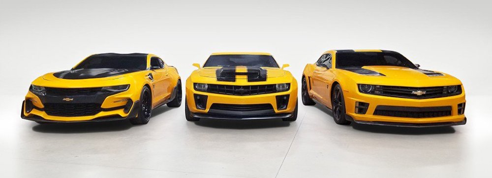 Subasta 4 Chevrolet Camaro Transformers