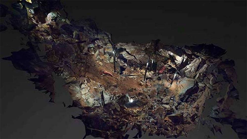 Visita virtual 360º al socavón del Museo Corvette