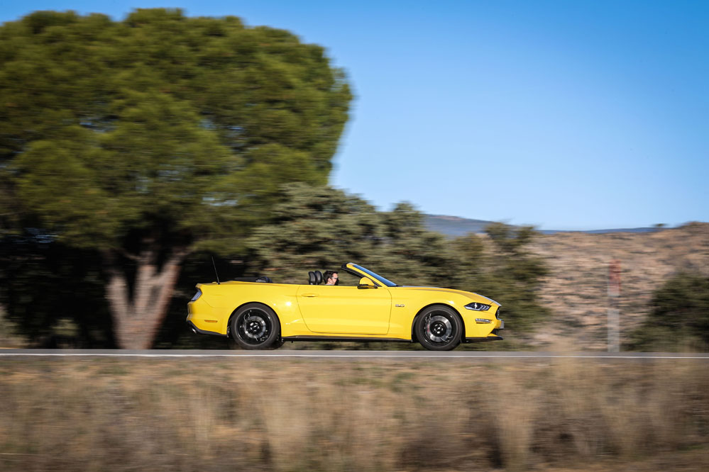 prueba Ford Mustang Convertible GT 5.0 Ti-VCT V8 Aut. 10 velocidades