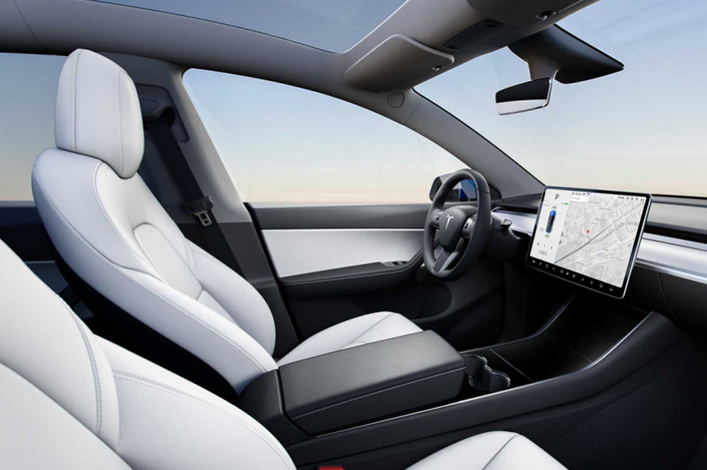 Tesla Model Y habitáculo