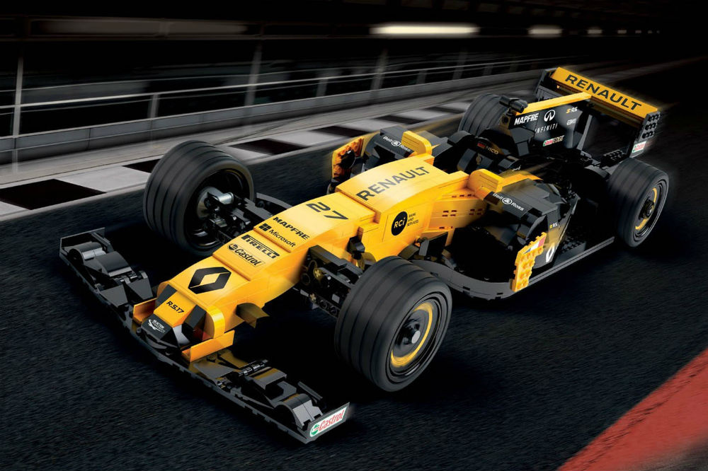 11 coches de LEGO construidos a tamaño real