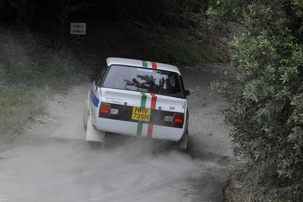 Fiat Abarth 131 trasera Fiat Abarth 131 trasera