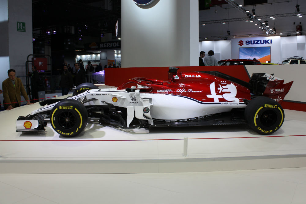 vehículos de competición expuestos en el Automobile Barcelona 2019