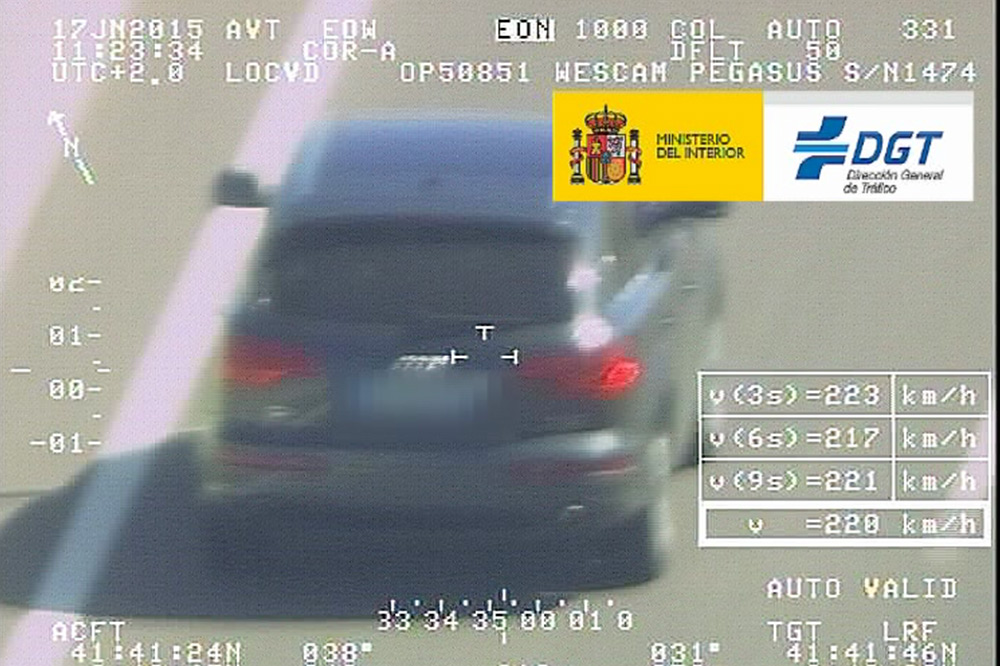 Multas de verano velocidad