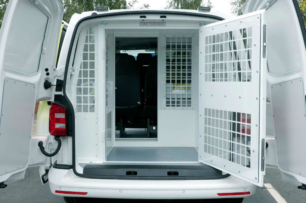 Volkswagen Transporter de la policía