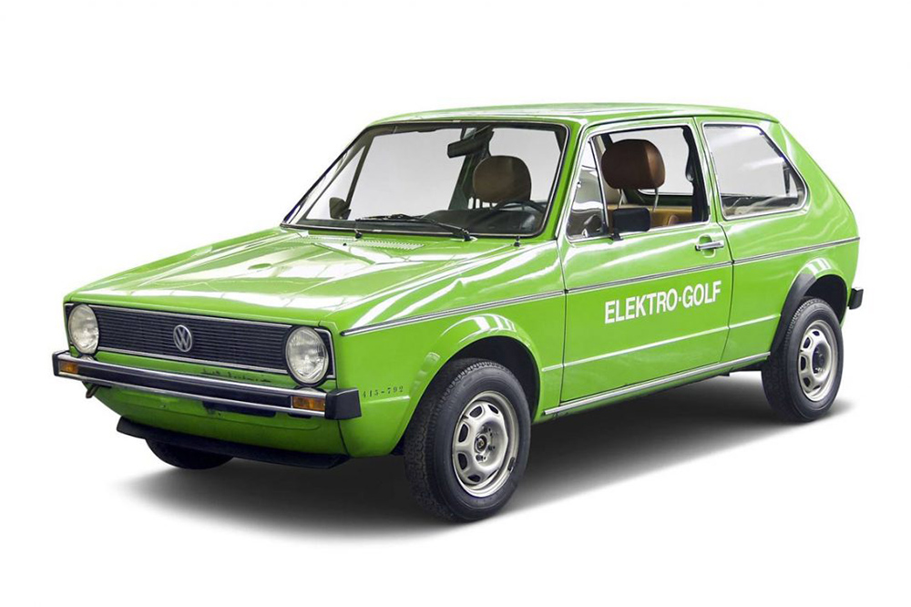 coches eléctricos adelantados a su tiempo vw elektro golf