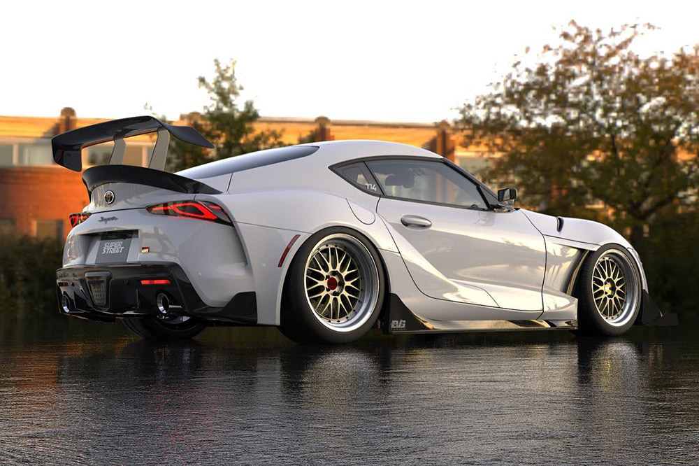 kit del Toyota Supra trasera