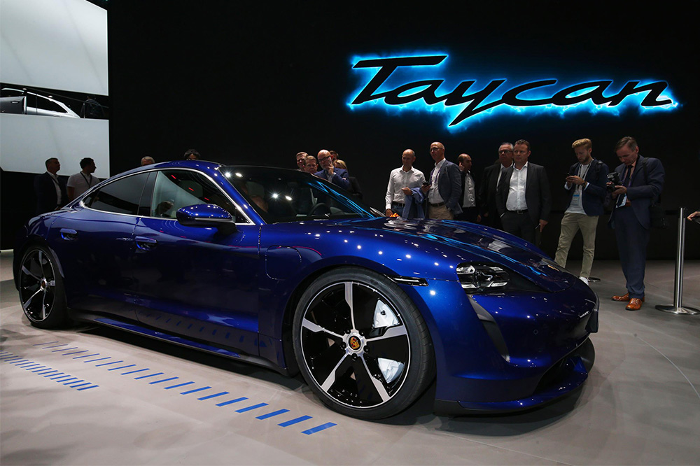 superdeportivos del salón de frankfurt 2019 Taycan
