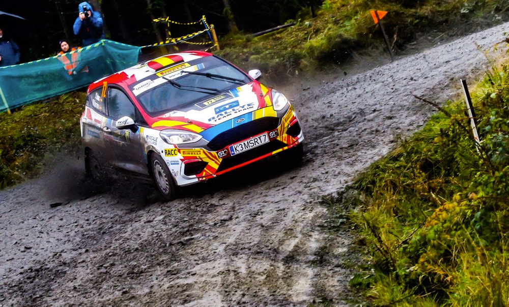 Jan Solans, campeón FIA Junior WRC, en el Rallye de Gran Bretaña 2019