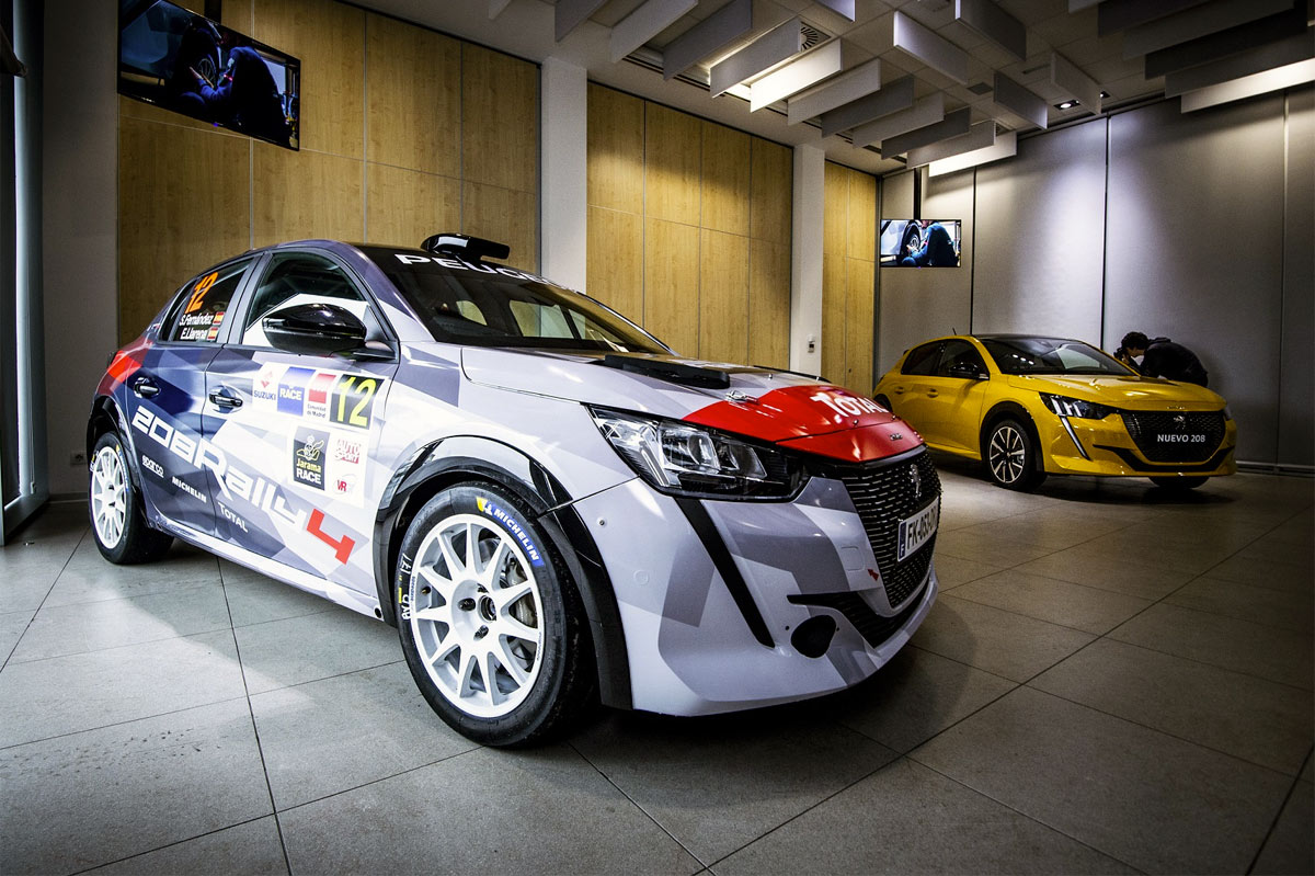 El Peugeot 208 Rally 4 hace su estreno mundial en el Rallye de Madrid ...