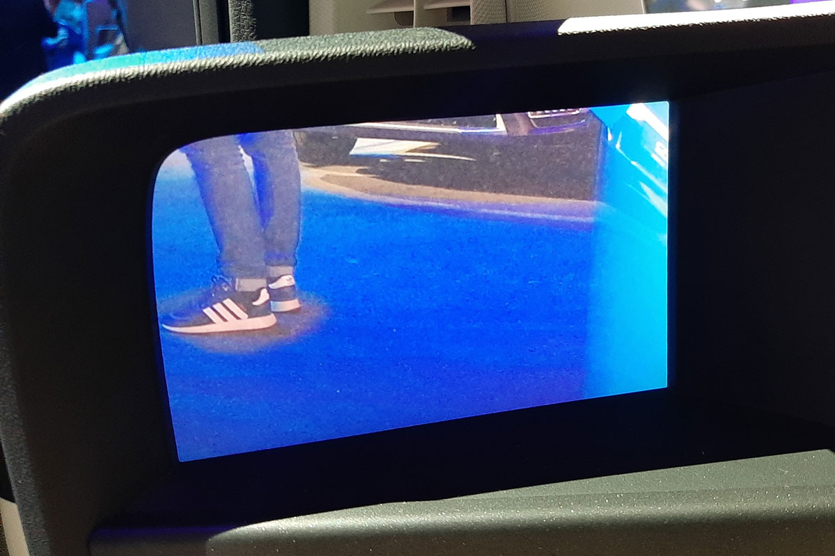 pantalla retrovisor interior del Honda e 2020 de producción