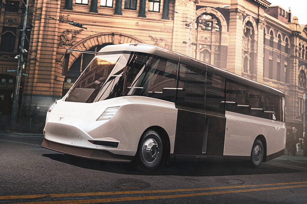 vehículos tesla autobus
