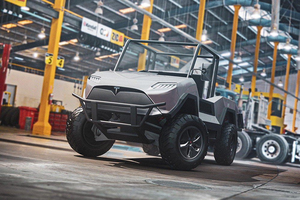 vehículos tesla industrial