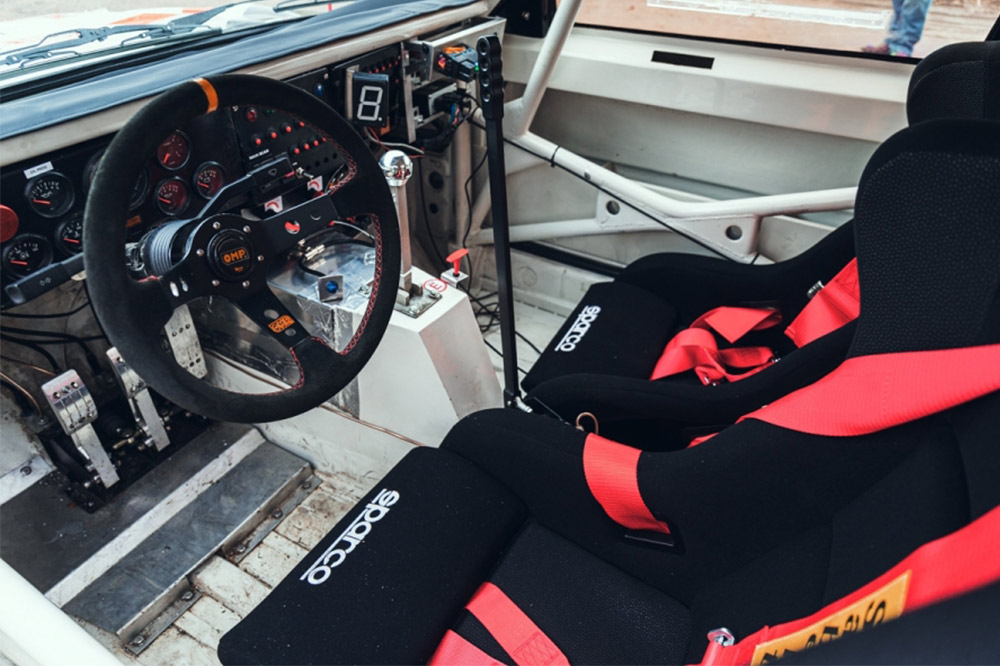 Audi Quattro S1 Evo 2 interior