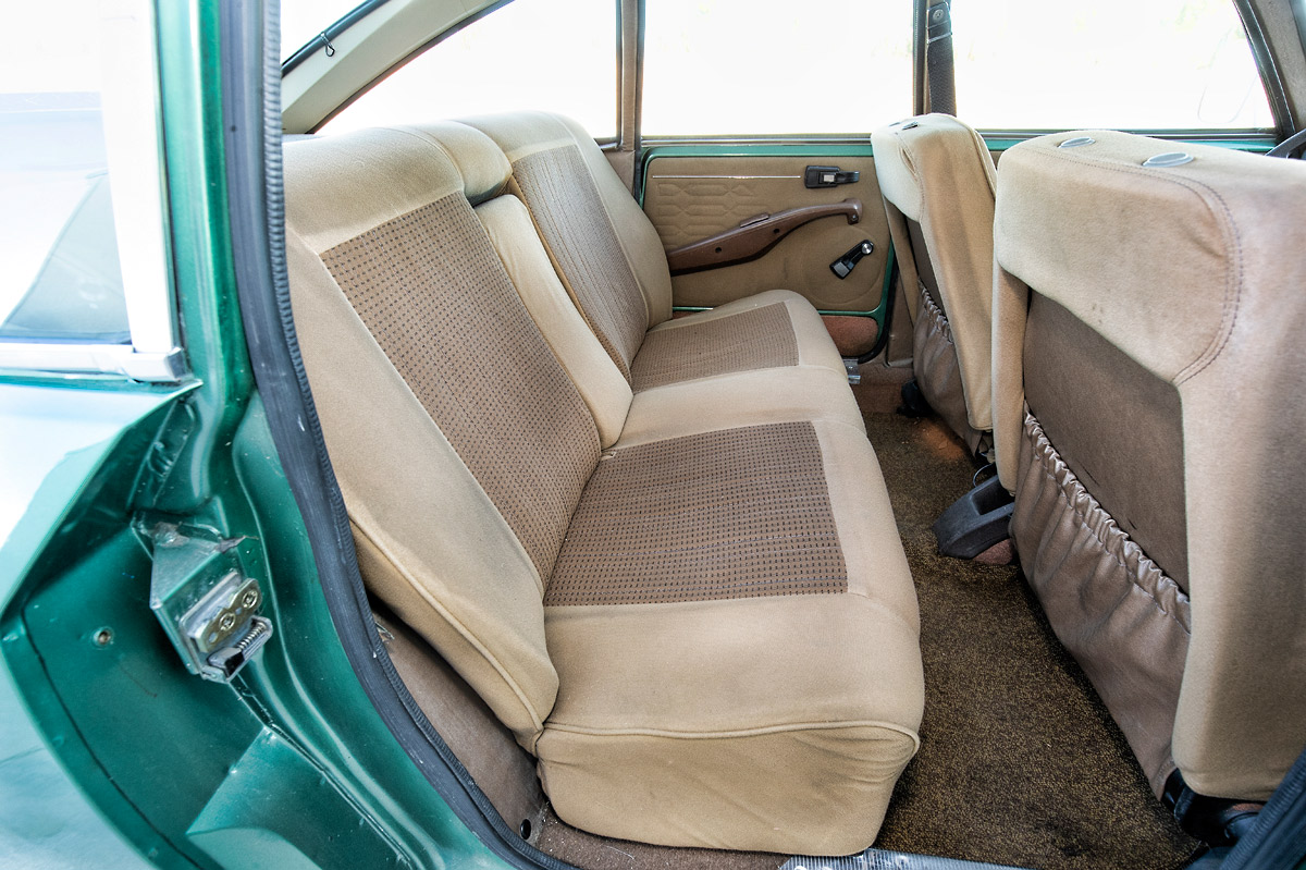 Asientos traseros del Citroën GS Plazas traseras del Citroën GS