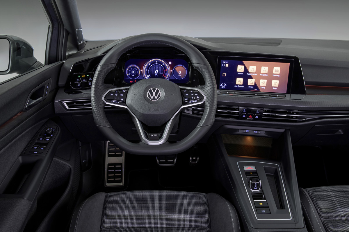 interior Volkswagen Golf GTD 2020