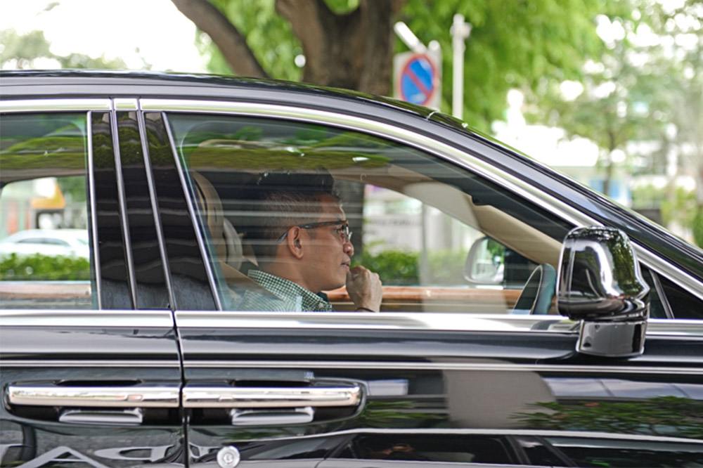 Chófer oficial de Rolls-Royce 