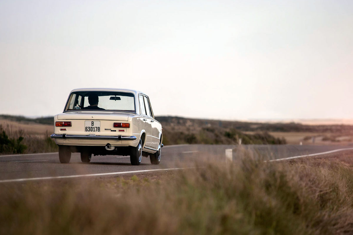 prueba del SEAT 124 de 1968