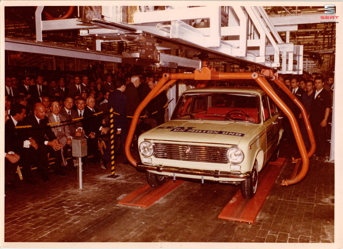 foto original del SEAT 124 un millón