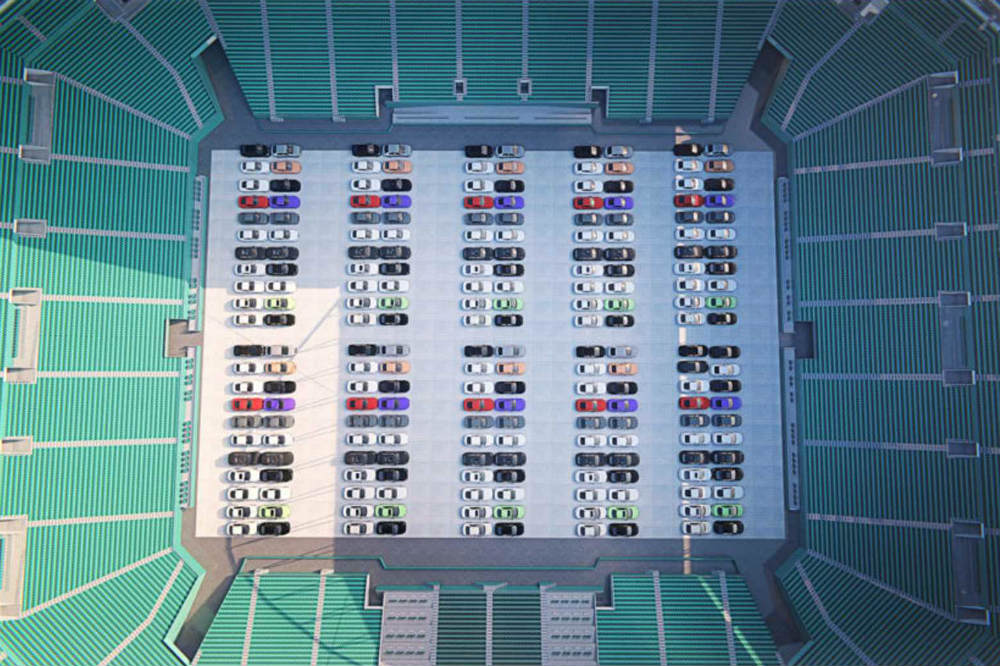 estadio Miami Dolphins cine coches