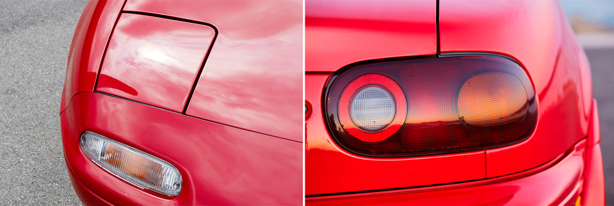 Fotos de los grupos ópticos del Mazda MX-5 NA