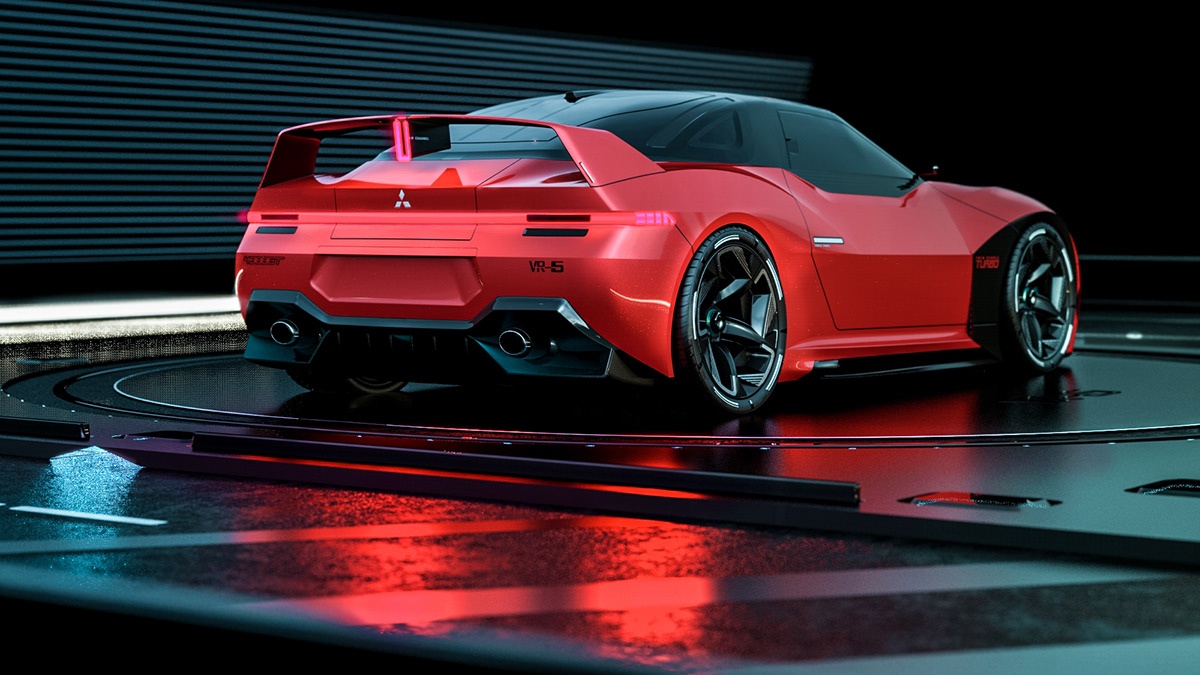 Mitsubishi 4000GT render