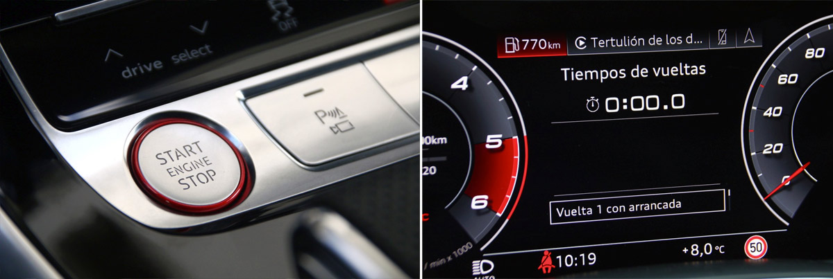 detalles del interior del Audi SQ8 TDI