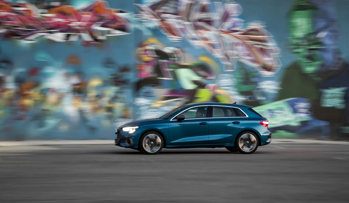 barrido del Audi A3 Sportback 2020 35 TFSI MHEV