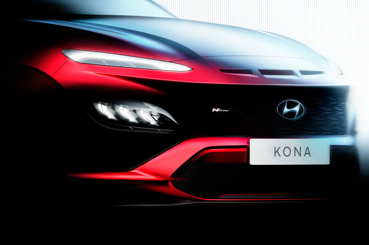 frontal del Hyundai Kona N Line 2021
