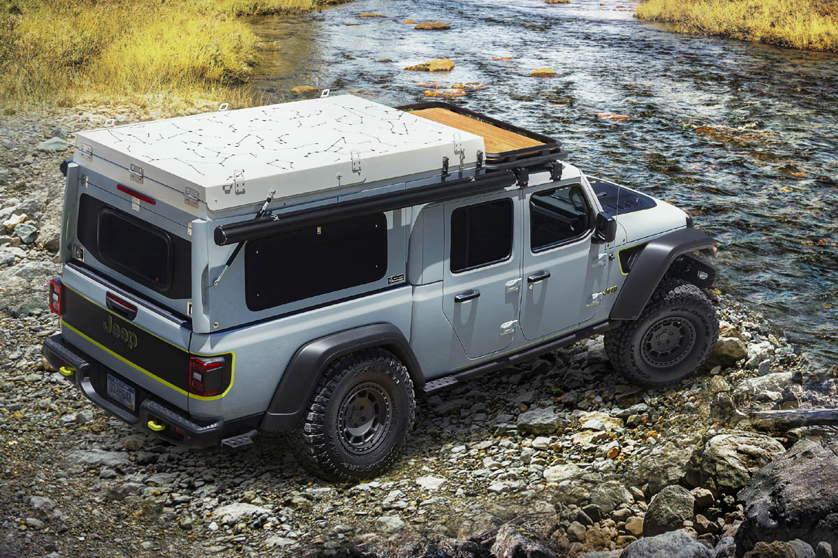Jeep Gladiator Farout Concept zaga Jeep Gladiator Farout Concept trasera