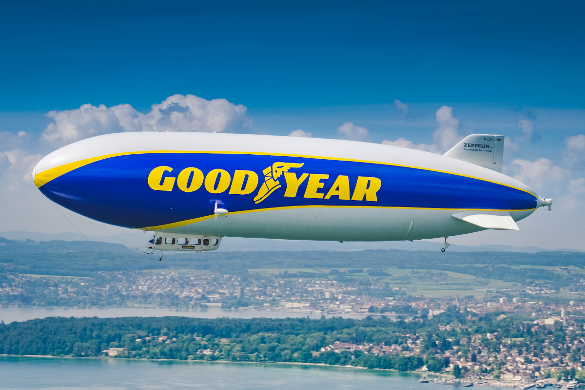 El blimp de Goodyear