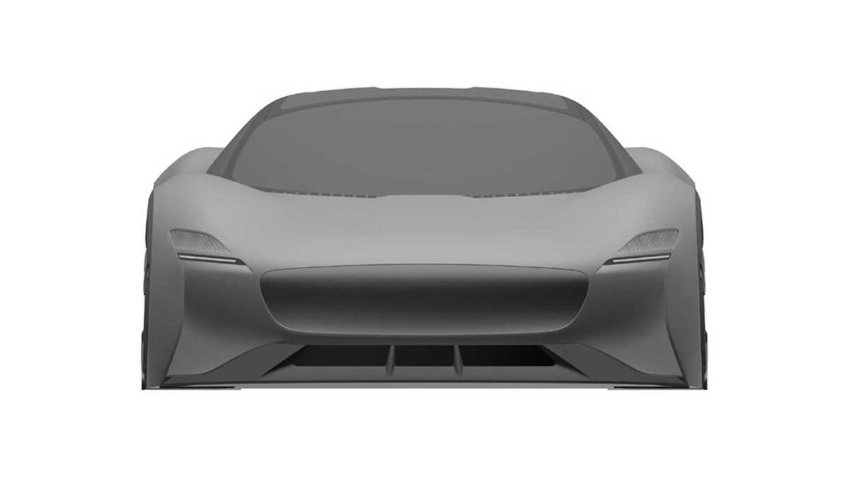 Jaguar superdeportivo frontal