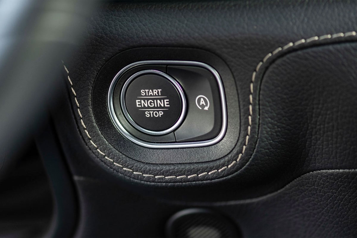 botón encendido del Mercedes GLE 350 de 4Matic