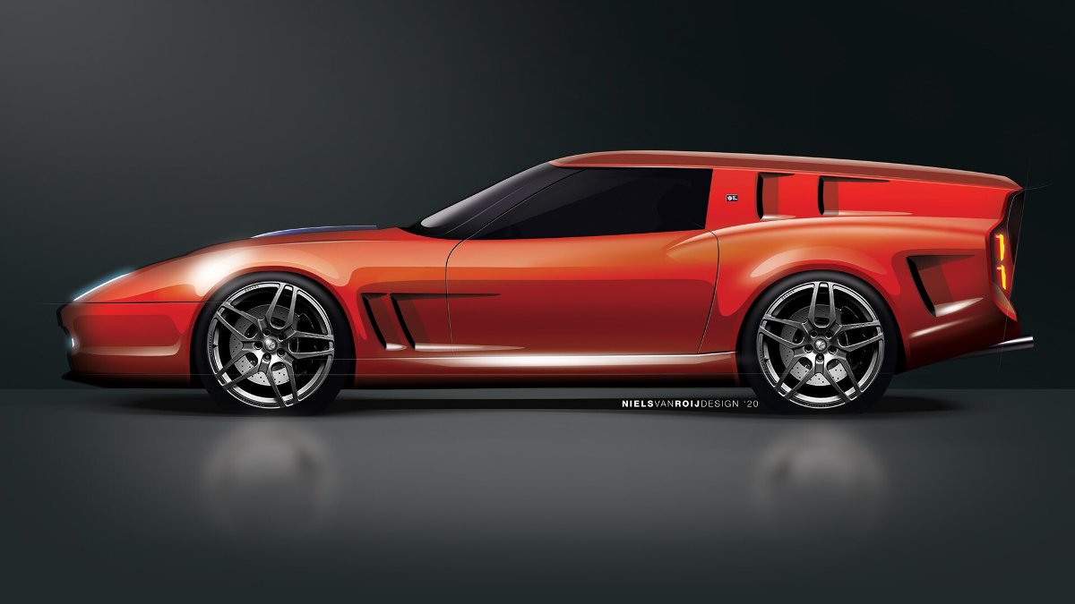 niels van roij trabaja reinterpretacion moderna ferrari 250 gt breadvan