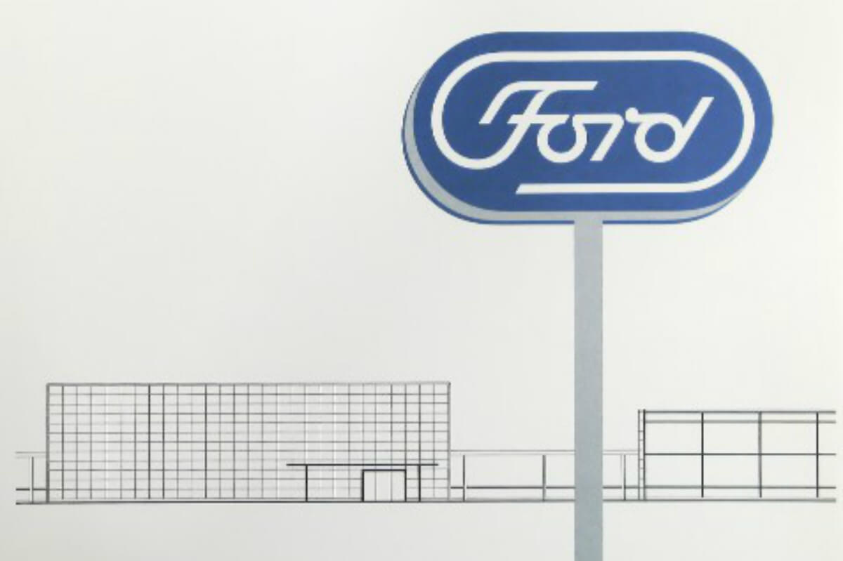 Diseño de Paul Rand para el logo de Ford