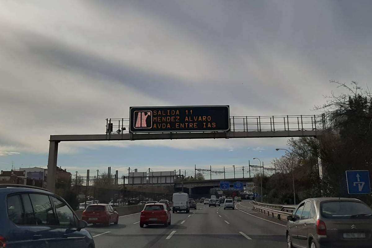 Ayuntamiento Madrid probando lector de matriculas M-30