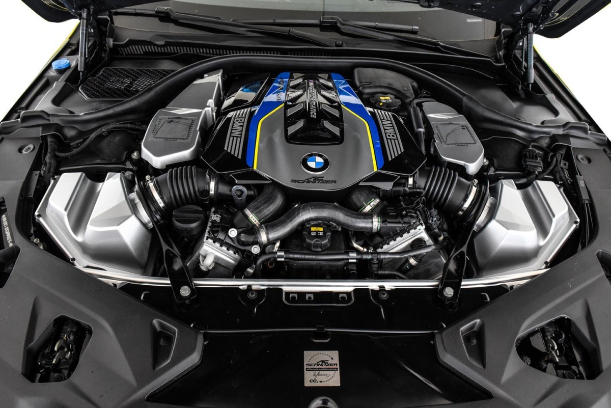 BMW M850i AC Schnitzer coche Policía